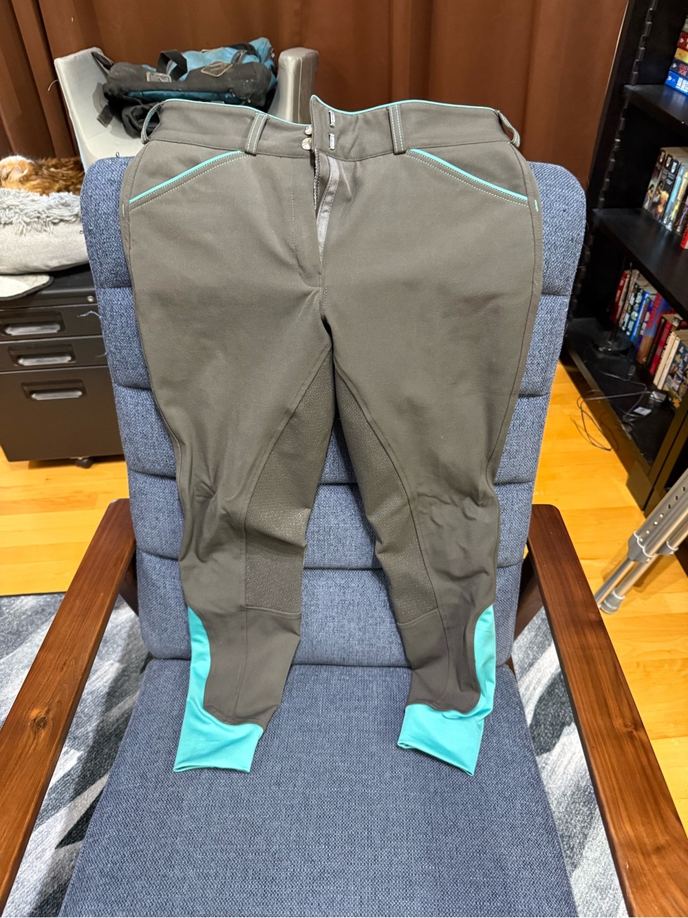 Dover Saddlery Wellesley Silicone Full Seat Riding Breeches, adult size 28